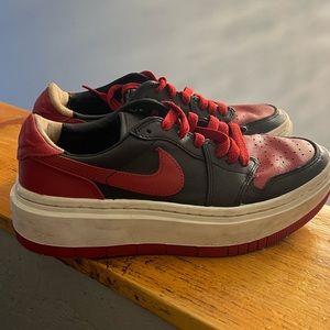 Nikes- red and black used
